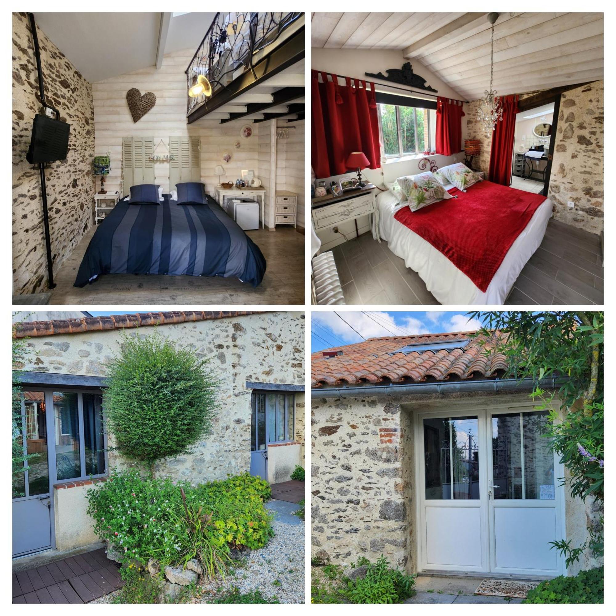 Les Chambres De La Forge Des Collines Les Herbiers Bagian luar foto