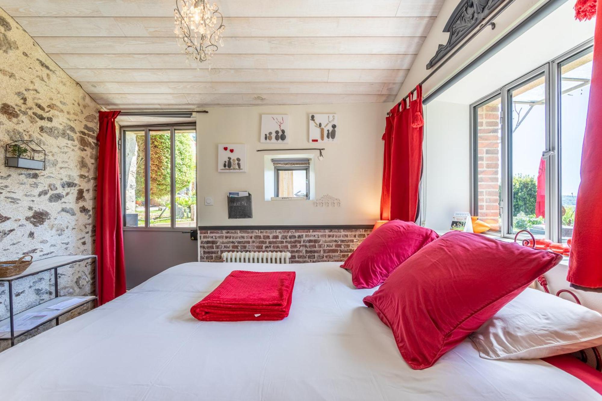 Les Chambres De La Forge Des Collines Les Herbiers Bagian luar foto